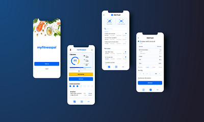 myfitnesspal case study app fitnessapp product design ui ux