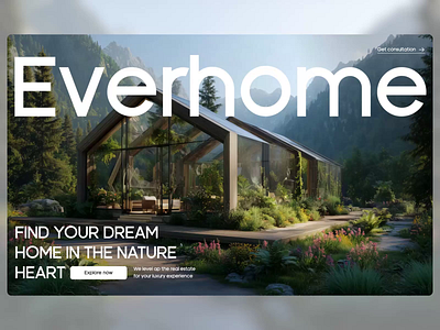 Real Estate Landing Page animation clean faq graphic design hero image homepage house interface landing page landlord light theme minimalistic modern motion design real estate testimonials typography uiux web website design