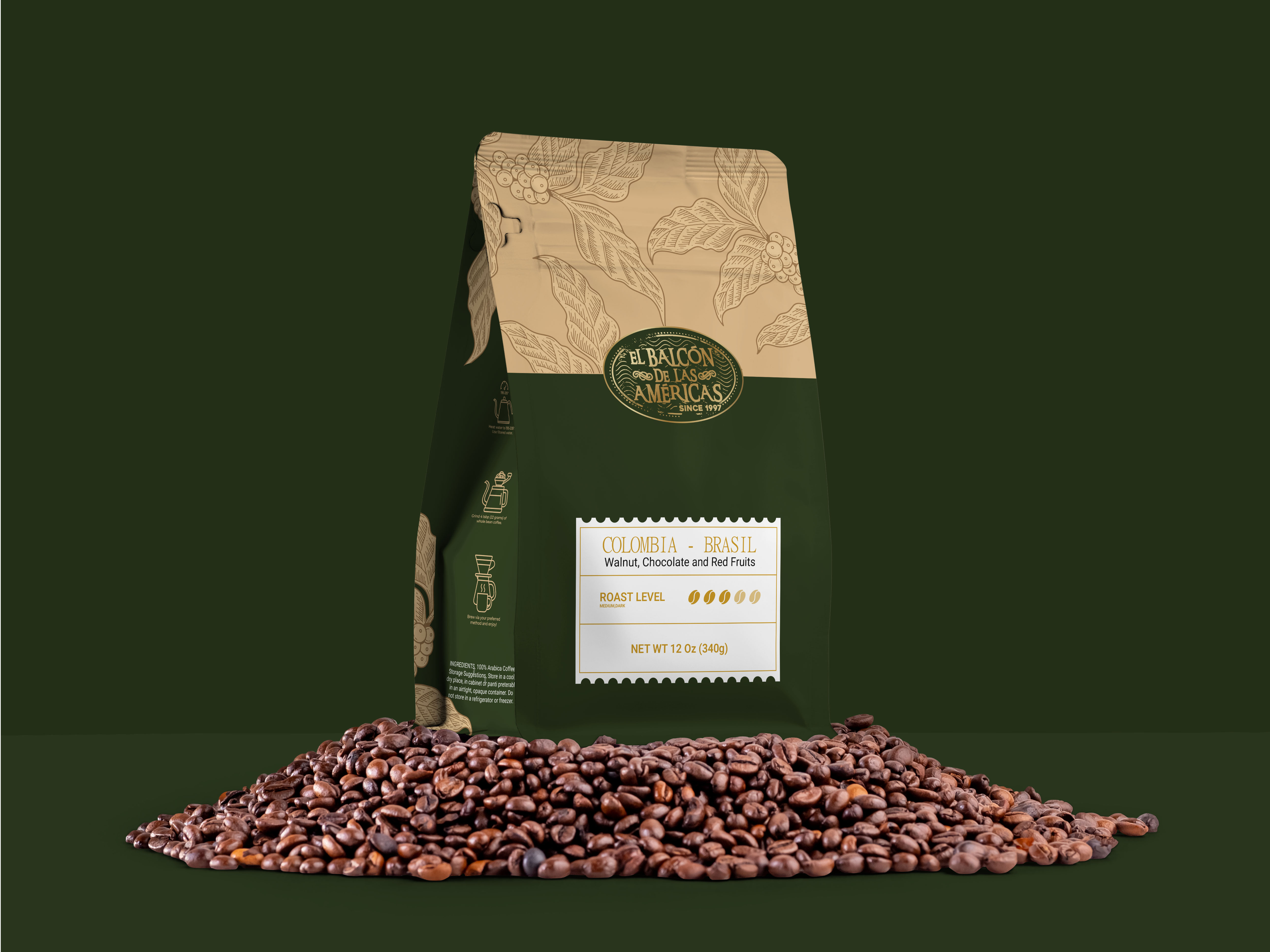 Example of Custom Coffee Packaging And Label Design