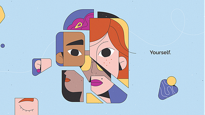 Cancer support awareness app branding design graphic design illustration logo typography ui ux vector