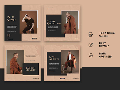 Fashion social media post for branding or Boosting. advertising design banner design branding design facebook ads fashion post food menu graphic design illustration instagram post logo design photoshop design social media ui