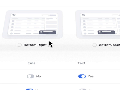 Figma Prototype - Notification badge settings admin alert animation gif notification notifications product design settings toast