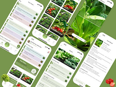 Farming Assistant AI UI — Diagnose, Plan, and Act app mobile farming app farming app mobile farming mobile ui garden app garden app mobile plant plant app plant app mobile plant app ui ui design