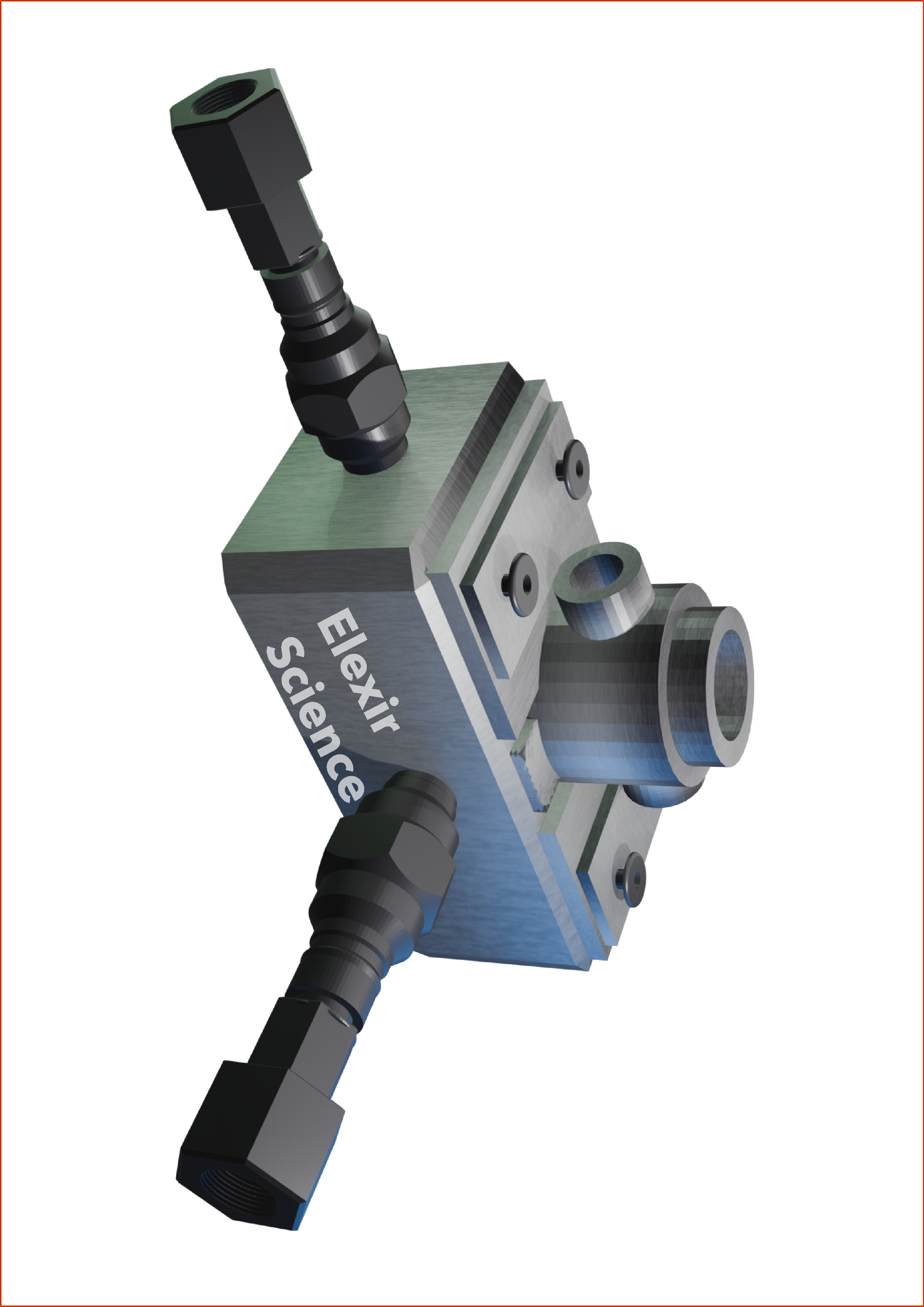 Example of Scientific 3D Model In Blender 