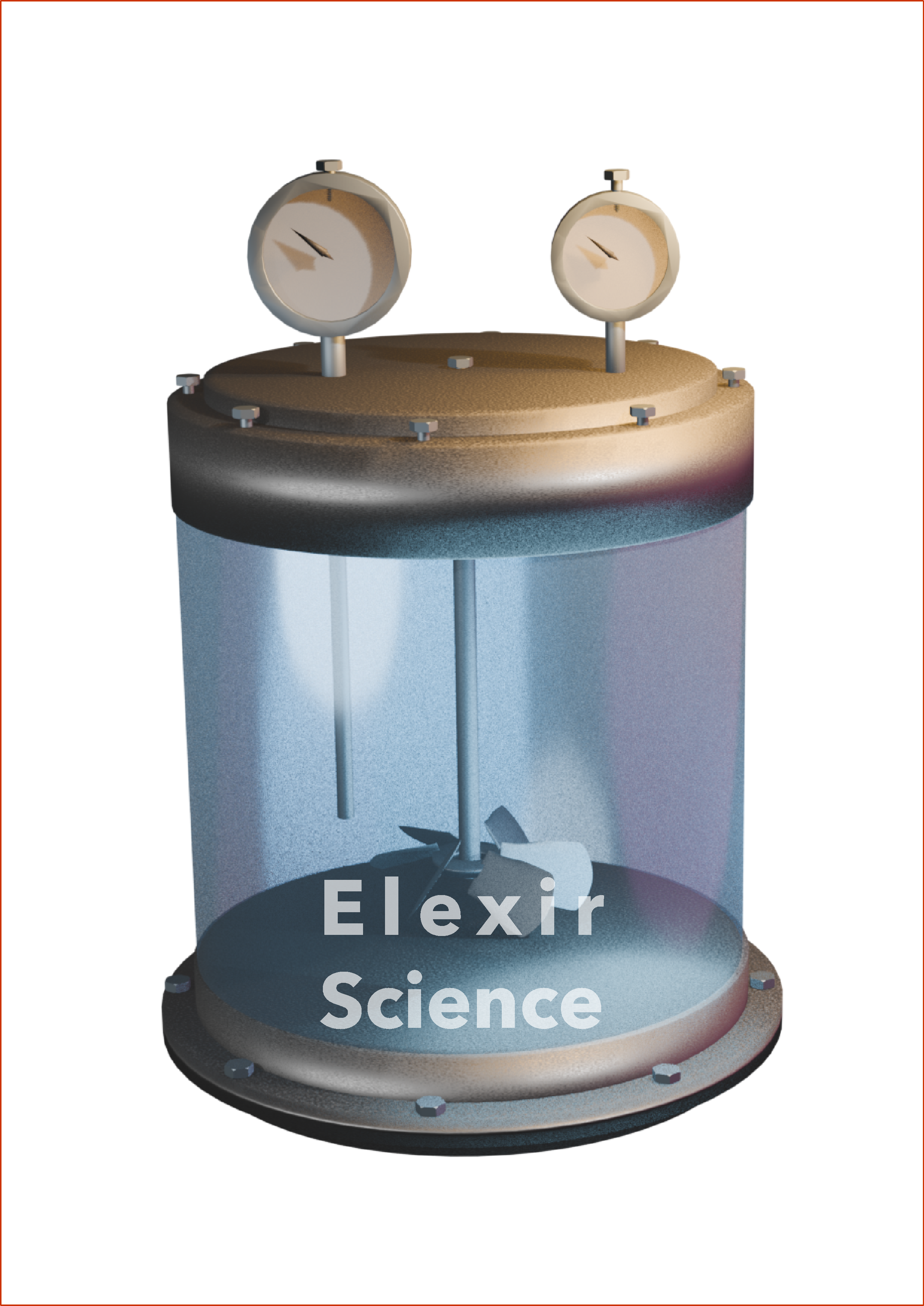 Example of Scientific 3D Model In Blender 