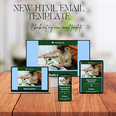 HTML Email Template email design email marketing email template figmatohtml html email template mailchimp email design psdtohtml