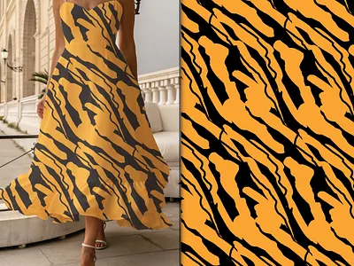 Fashion Dress Pattern branding custom pattern fasion graphic design pattern print vector