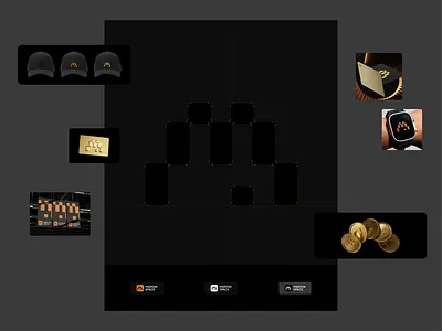 Logo & branding for Margin Space 3d branding finance graphic design identity logo logotype merch visual identity