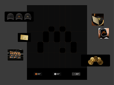 Logo & branding for Margin Space 3d branding finance graphic design identity logo logotype merch visual identity