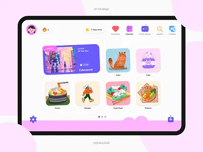iOS mobile app for kids / UI/UX design branding graphic design illustration ios logo mobile app ui ui ux design