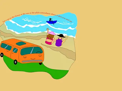 Orange Van — A Travel Story on a Tee