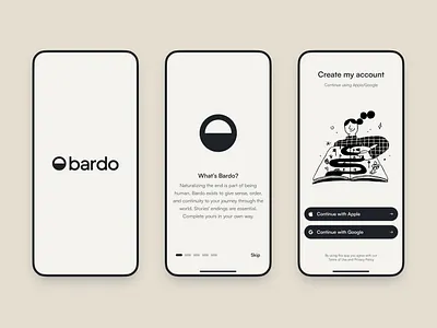 Bardo - UI Design & Branding app branding logo ui