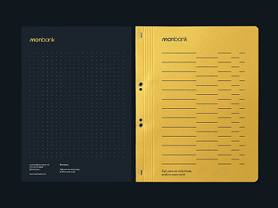 MONBANK® Visual Identity branding business card corporate design download folder identity logo mockup mockups paper premium psd stationery template typography