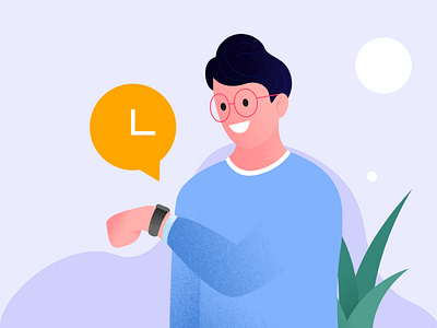 Health & Wellness Illustration for Dr Trust | Smartwatch Concept characterillustration designinspiration productdesign smartwatchui ui ux wellness design