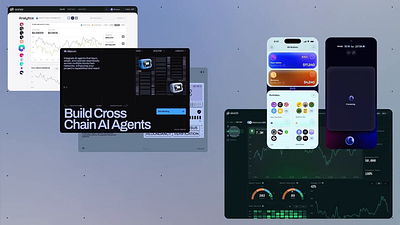 Showreel animation crypto motion graphics presentation reel showreel ui video web3
