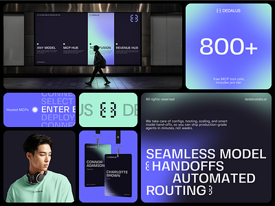 Dedalus AI Branding ai brand brand guidelines brand identity brand sign branding design graphic design halo lab identity logo logo design logotype packaging