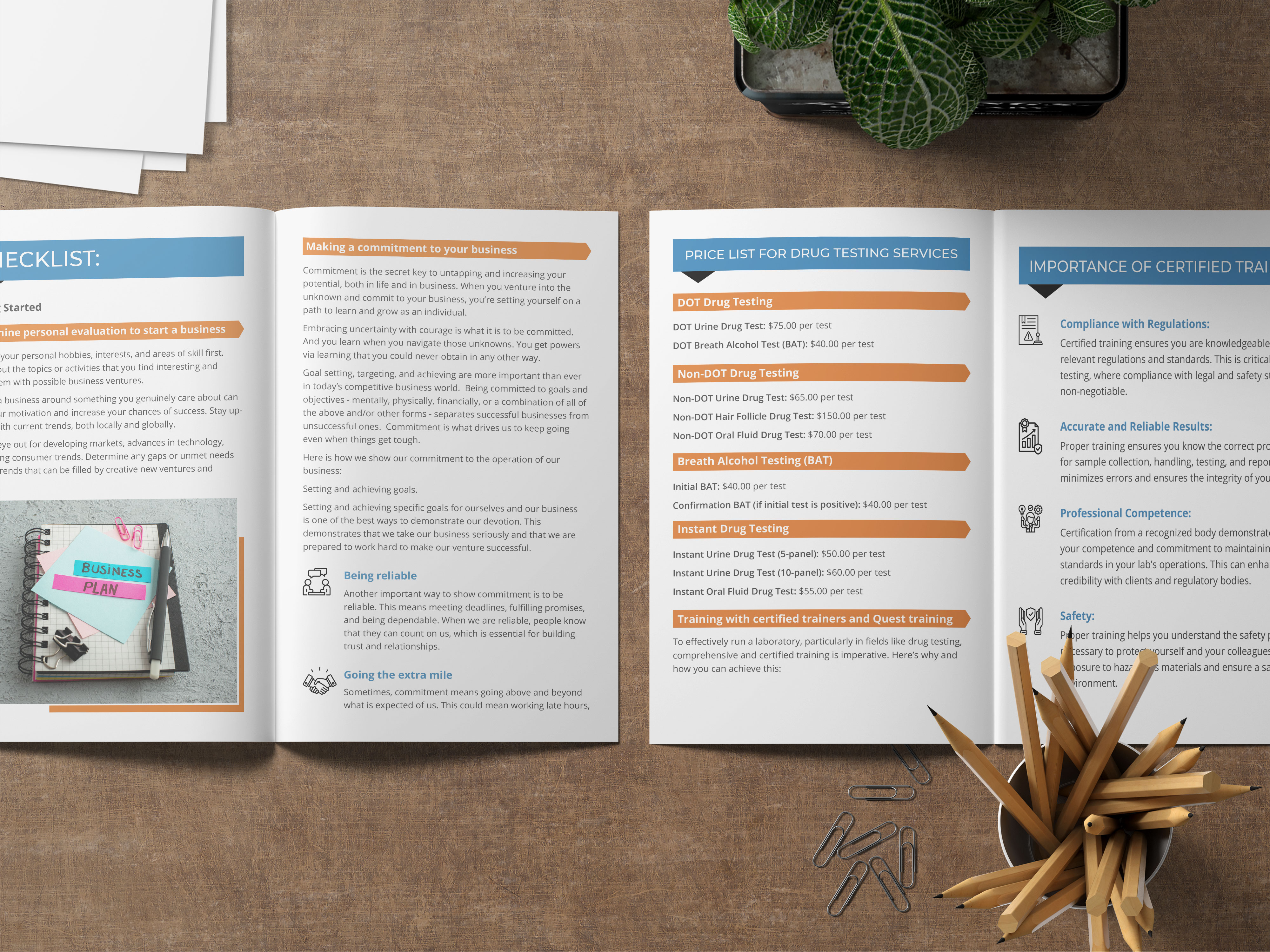 Ebook Design & Content for ‘How to Start a Drug Testing Business adobe indesign amazon epub book design business guide canva design content writing dna testing guide drug testing business ebook design ebook formatting ebook layout graphic designer health industry ebook kdp formatting lab startup ebook layout design professional layout rint ready ebook startup ebook
