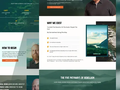 Wild Rebellion Retreats — Nature-Inspired Coaching Website for D design inspiration
