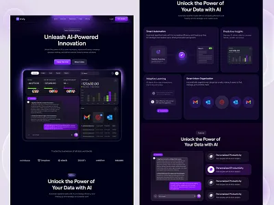 Business AI Website ai ai landing page ai website landing page saas saas web saas website web web design website