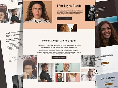 Life Coach Website — Clarity & Connection design inspiration