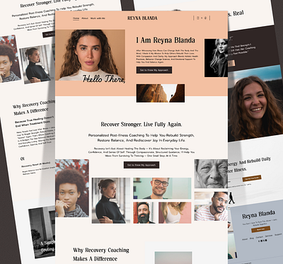 Life Coach Website — Clarity & Connection design inspiration