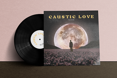 Caustic Love - Album Cover redesign album cover branding design dribble design challenge dribble weekly warmup graphic design music cover