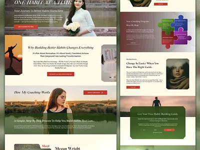 Life Coach Website — Guiding Transformation design inspiration