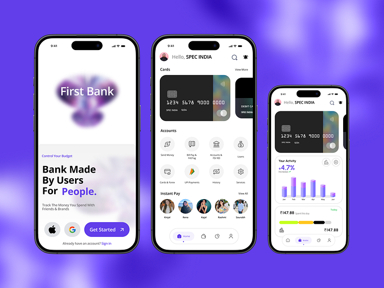 Banking App UI Concept 