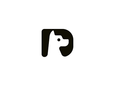 D and dog logo animal brand branding d design dog doggy elegant graphic design letter logo logo design logo designer logodesign logodesigner logotype modern negative space negativespace pet