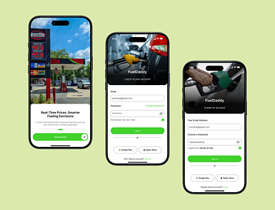 Onboarding & Login Screen @rasheed ux figma ui