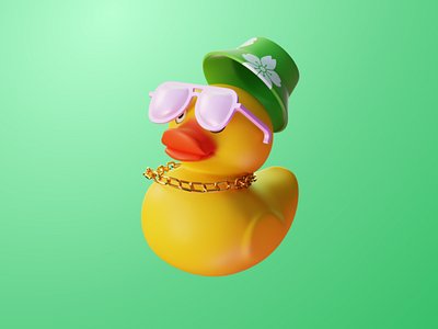 Playful Duck Character – 3D CG, Fun Exploration 3d 3d art 3d concept design 3d design 3d digital art 3d graphic 3d graphics 3d illustration 3d visual cg cg art character character design colorful cute funny illustration illustration art render