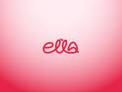 Ella | Wordmark Logo Design beauty beauty brand beauty logo brand branding clean logo design ella fresh logo lettering lettermark logo logo logo design logo type modern logo wordmark logo