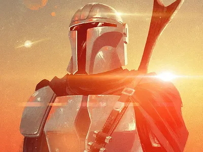 Mandalorian app branding design graphic design illustration logo typography ui ux vector
