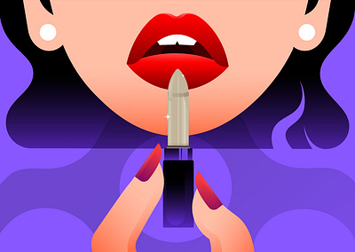 Bullet Rouge 2d character concept design illustration poster vector visual