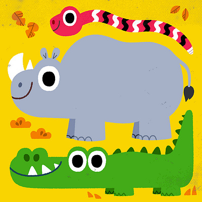 Bright animals 3d animation app branding design flat graphic design icon illustration illustrator logo minimal motion graphics typography ui ux vector web web design website