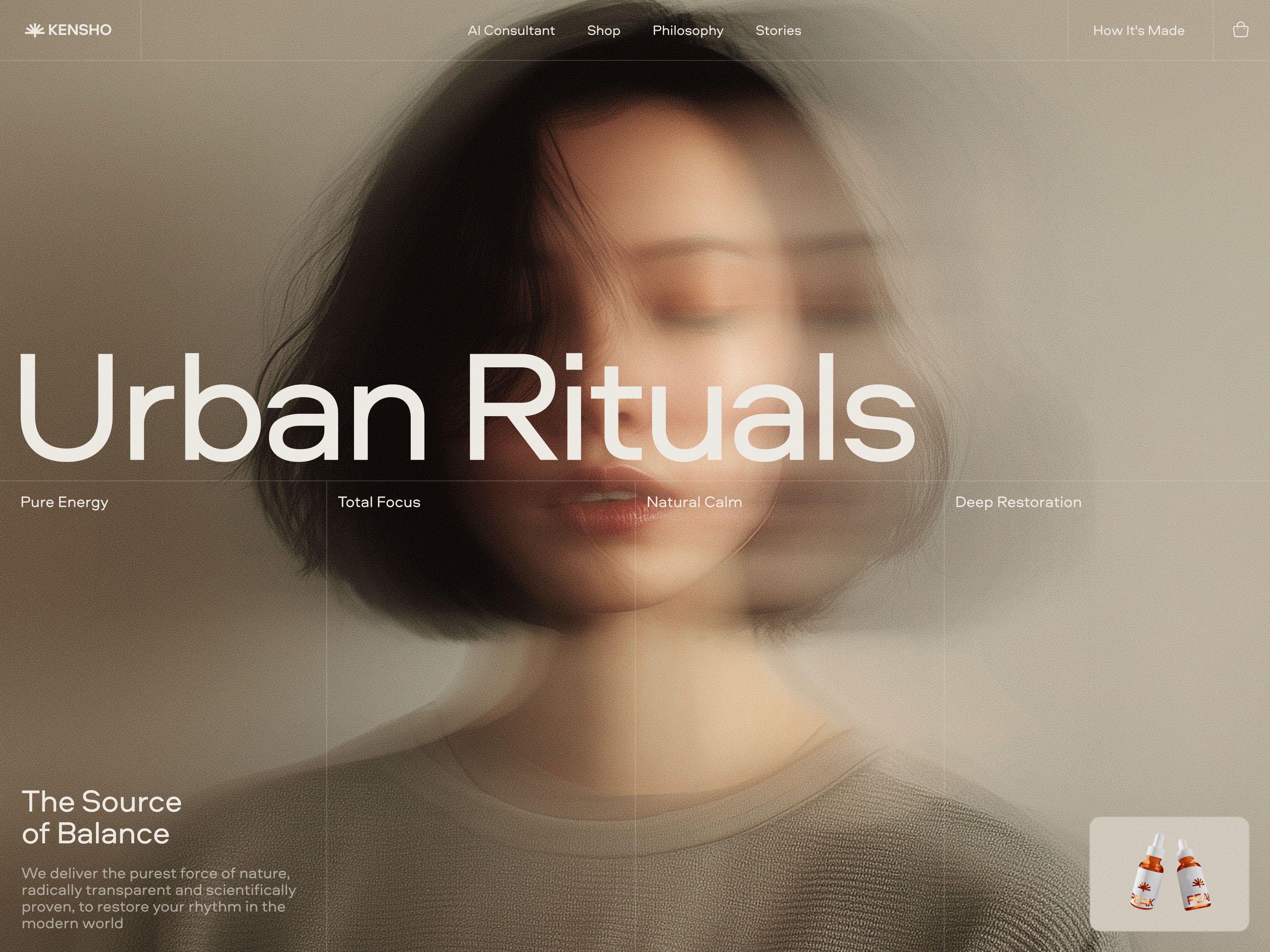 Visual Identity and Website Design for a Wellness Brand brand identity branding ecommerce ecommerce product listing listing design listing landing page listing page logo design one product website single product page single product store web design