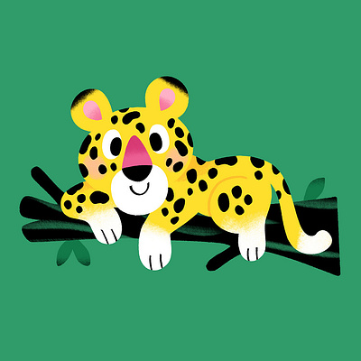A leopard a day keeps the gloom away 🐆 3d animation app branding design flat graphic design icon illustration illustrator logo minimal motion graphics typography ui ux vector web web design website