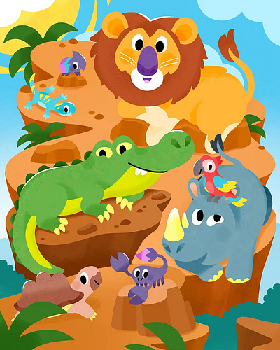 Wild rock crew 😎 3d animation app branding design flat graphic design icon illustration illustrator logo minimal motion graphics typography ui ux vector web web design website