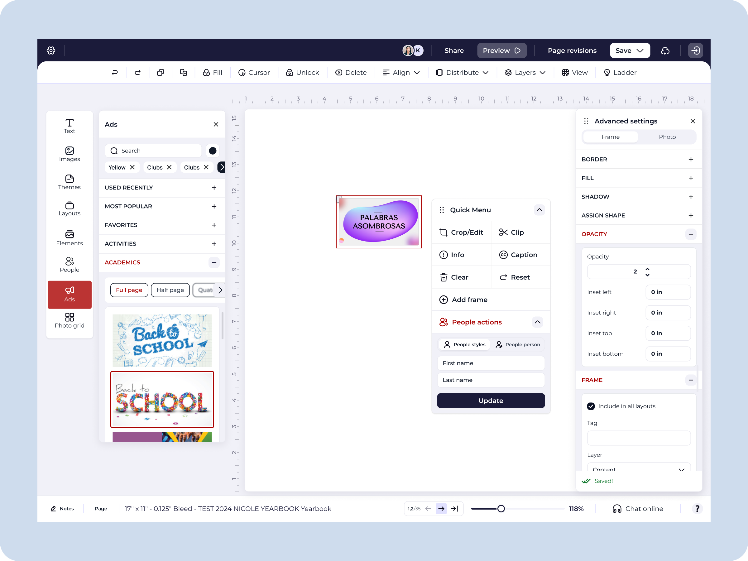 User Profile & Page Customization ai design designsystemcomponents designsystemtools interactiveui profilecustomization profilemanagement responsivedesign textstylingtools ui uieditortools user experience userinterfaceelements userprofilepage ux webappdashboard