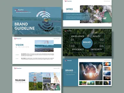 Full Branding Design for IPT Powertech brand brand guideline brand identity branding color palette design digital digital art graphic design identity branding logo logo design logo usage minimal modern renewable energy tech technology
