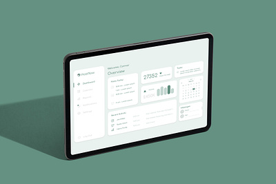 Postflow UI/UX layout app branding buttons clean design graphic design logo modern ui ux vector web design