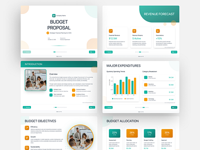 Business Proposal Presentation animation branding brochure design graphic design illustration logo poster presentation typography ui ux vector