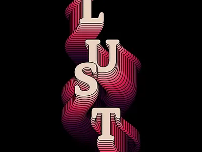 Lust • Calvary Exploration animation art direction cavalry motion graphics typography