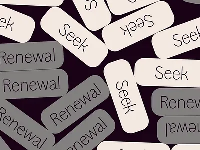 Seek Renewal • Cavalry Exploration animation art direction cavalry motion graphics typography