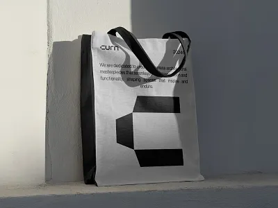 Curn Identity apparel branding canvas bag design download freebie identity logo mockup mockups outdoor apparel premium psd template typography