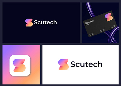 Scutech - Logo Design & Visual Identity ailogo best logo brand logo creative logo custum logo fintech logo icon logo letter logo logo logo brand mark logo branding logo design logo designer logo logo logos modern logo s s letter logo s logo tech logo