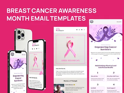 The Breast Cancer Awareness Month Email Design design email email builder email campaign email design email marketing email newsletter email templates html email marketing newsletter