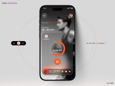 Hello Dribble ~ app typography ui ux