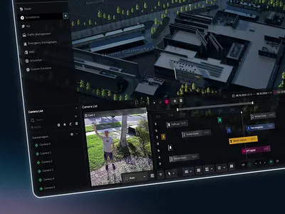 Real-Time City Insight (3D Motion UI) 3d animation cinematic concept dashboard data visualization geospatial interaction design microinteractions motion design product design public safety real time route optimization ui animation ui ux urban mobility