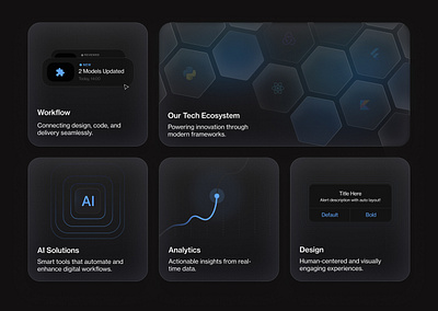 Software Services Section bento bento card dark theme section services services section software software services ui ui design ui ux ux web design